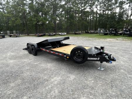 New 2027 Diamond C HDT208 Tilt Trailer, 82X22 ( 16+6 ), Straight Axle , Better Ground Clearance