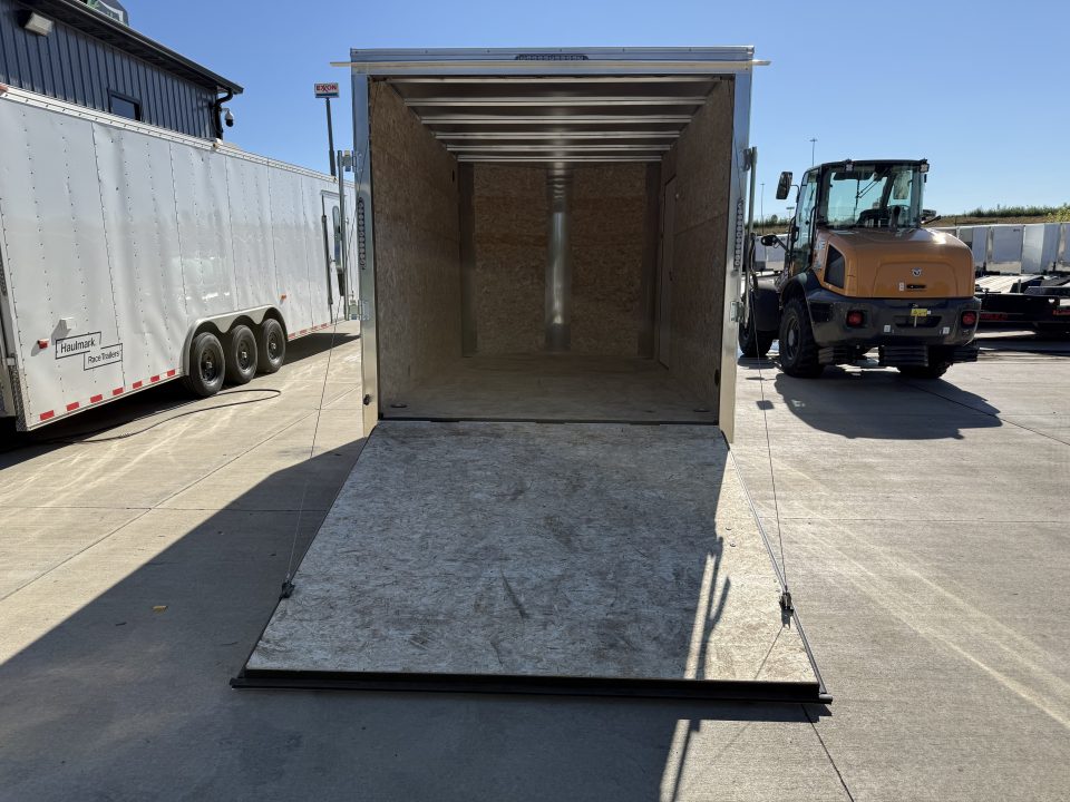 New 2027 Bighorn R&M 7x12+2’V Rear Ramp Enclosed Cargo Trailer