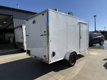 New 2027 Bighorn R&M 7x12+2’V Rear Ramp Enclosed Cargo Trailer