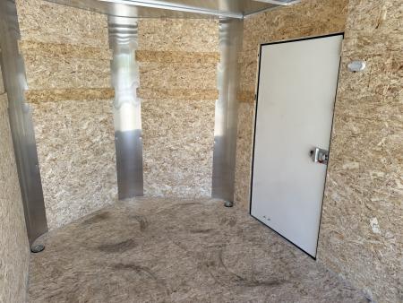 New 2027 Bighorn R&M 7x12+2’V Rear Ramp Enclosed Cargo Trailer
