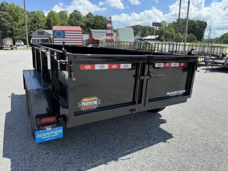 New 2027 PROSPECTOR LIGHT DUTY 6X10 7K TANDEM AXLE DUMP TRAILER WITH 2' WALLS