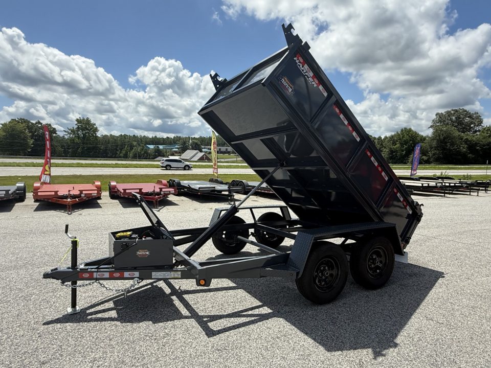 New 2027 PROSPECTOR LIGHT DUTY 6X10 7K TANDEM AXLE DUMP TRAILER WITH 2' WALLS