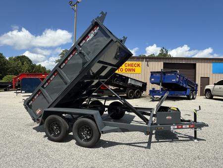 New 2027 PROSPECTOR LIGHT DUTY 6X10 7K TANDEM AXLE DUMP TRAILER WITH 2' WALLS