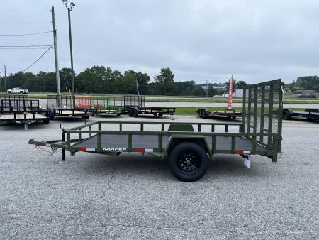 New 2027 PROSPECTOR 6.5X12 SINGLE AXLE UTILITY TRAILER WITH COBRA LINED FLOOR