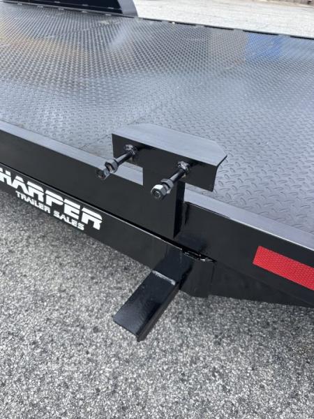 New 2027 7x20 7K HYDRAULIC TILT STEEL FLOOR CAR HAULER WITH DROP AXLES