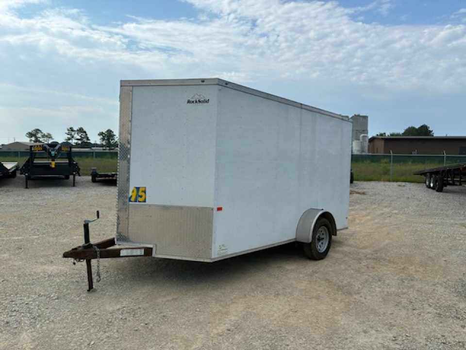 Used 2022 ROCK SOLID CARGO 6 x 12 SA Cargo / Enclosed Trailer