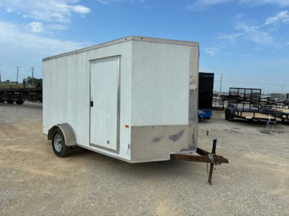 Used 2022 ROCK SOLID CARGO 6 x 12 SA Cargo / Enclosed Trailer