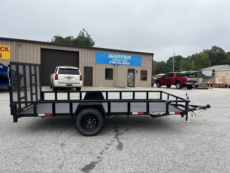 New 2027 PROSPECTOR 6.5X14 SINGLE AXLE UTILITY TRAILER WITH COBRA LINED FLOOR