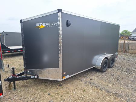 New 2027 Stealth Trailers 7x16 Cargo / Enclosed Trailer W/ Ramp Door