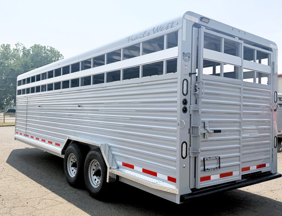 New 2027 Trails West Hotshot GREY/24' Stock combo