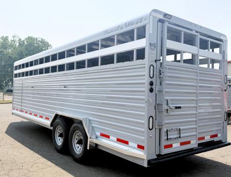New 2027 Trails West Hotshot GREY/24' Stock combo