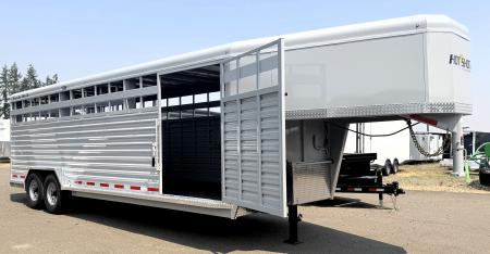 New 2027 Trails West Hotshot GREY/24' Stock combo