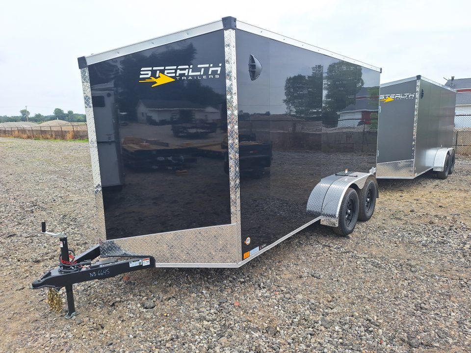 New 2027 Stealth Trailers 7x14 Cargo / Enclosed Trailer W/ Ramp Door