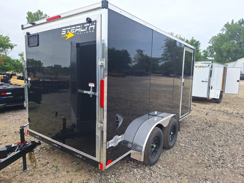 New 2027 Stealth Trailers 7x14 Cargo / Enclosed Trailer W/ Ramp Door