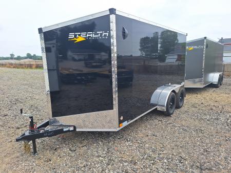 New 2027 Stealth Trailers 7x14 Cargo / Enclosed Trailer W/ Ramp Door