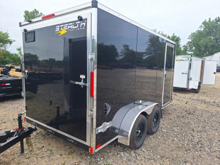 New 2027 Stealth Trailers 7x14 Cargo / Enclosed Trailer W/ Ramp Door