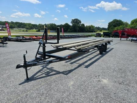 New 2027 24' HEAVY DUTY TRITOON TRAILER 7K WITH BRAKES
