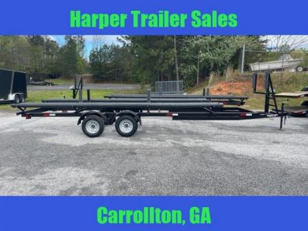 New 2027 22' HEAVY DUTY PONTOON TRAILER 7K WITH BRAKES