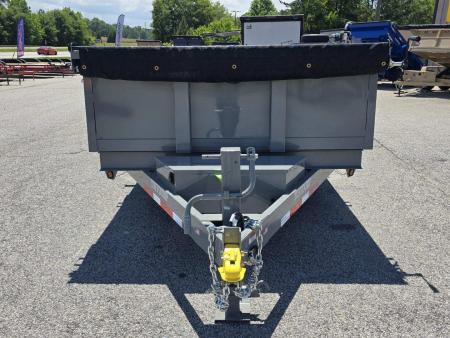 New 2026 TUFFDUMP 7X16 14K DUMP TRAILER WITH 2' WALLS