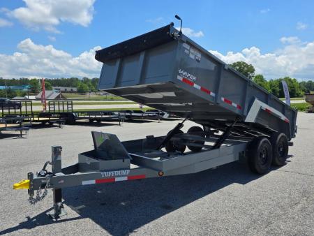 New 2026 TUFFDUMP 7X16 14K DUMP TRAILER WITH 2' WALLS