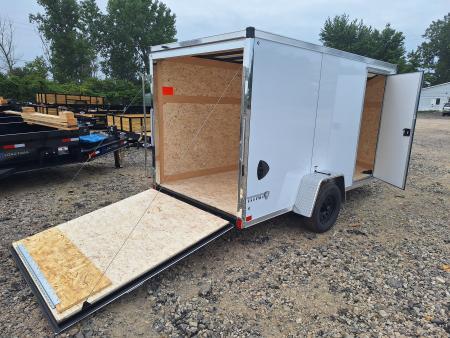 New 2027 Stealth Trailers Titan 6x12 Single Axle Cargo / Enclosed Trailer W/ Ramp Door