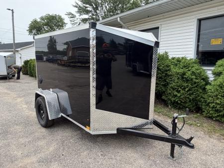 New 2026 Stealth Mustang 5 x 8 Enclosed Trailer w/ Ramp (Single) Cargo / Enclosed Trailer NEW MODEL - Screwless and Light Lid Roofing !!