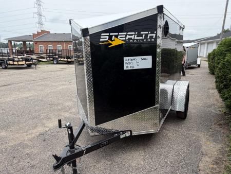 New 2026 Stealth Mustang 5 x 8 Enclosed Trailer w/ Ramp (Single) Cargo / Enclosed Trailer NEW MODEL - Screwless and Light Lid Roofing !!