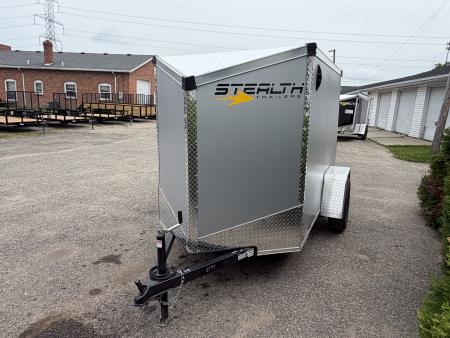 New 2026 Stealth Mustang 5 x 8 Enclosed Trailer w/ Ramp (Single) Cargo / Enclosed Trailer NEW MODEL - Screwless and Light Lid Roofing !!