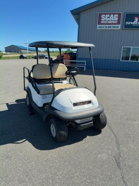 Used 2015 Club Car Precedent, Light Kit, Seat Kit Golf Cart Gas Motor