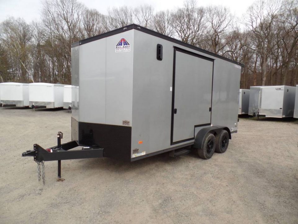 Used 2025 Haul About Trailers HAUL ABOUT / SIDE X SIDE TRAILER! 7X16 WITH EXTRA HEIGHT, and SPECIAL GET OUT FLIP UP DOOR! OUR ID# 014111, Cargo / Enclosed Trailer