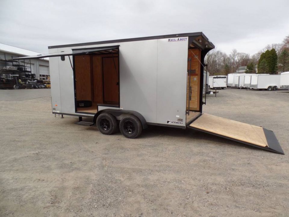 Used 2025 Haul About Trailers HAUL ABOUT / SIDE X SIDE TRAILER! 7X16 WITH EXTRA HEIGHT, and SPECIAL GET OUT FLIP UP DOOR! OUR ID# 014111, Cargo / Enclosed Trailer