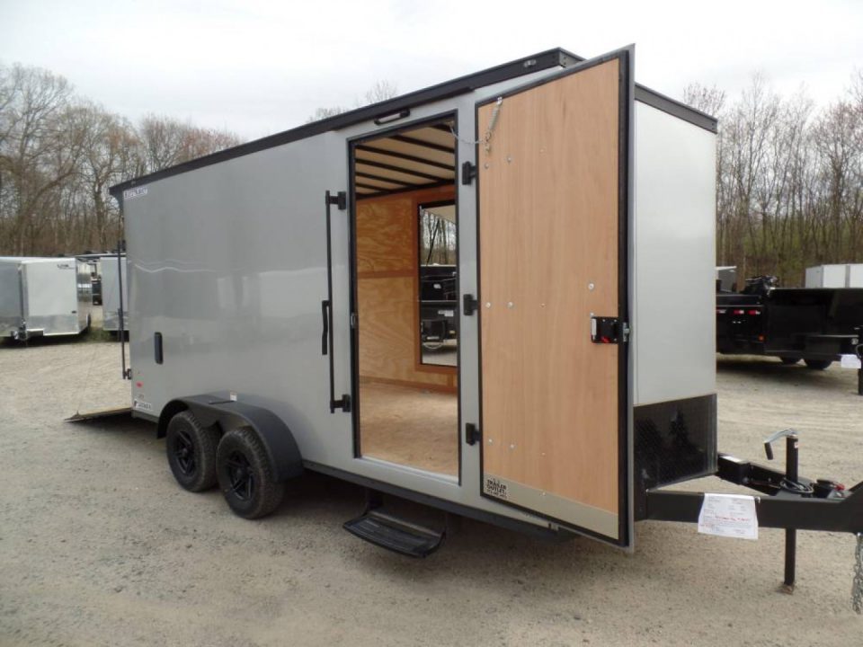 Used 2025 Haul About Trailers HAUL ABOUT / SIDE X SIDE TRAILER! 7X16 WITH EXTRA HEIGHT, and SPECIAL GET OUT FLIP UP DOOR! OUR ID# 014111, Cargo / Enclosed Trailer