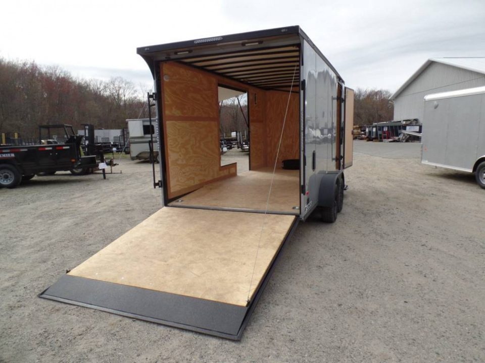 Used 2025 Haul About Trailers HAUL ABOUT / SIDE X SIDE TRAILER! 7X16 WITH EXTRA HEIGHT, and SPECIAL GET OUT FLIP UP DOOR! OUR ID# 014111, Cargo / Enclosed Trailer