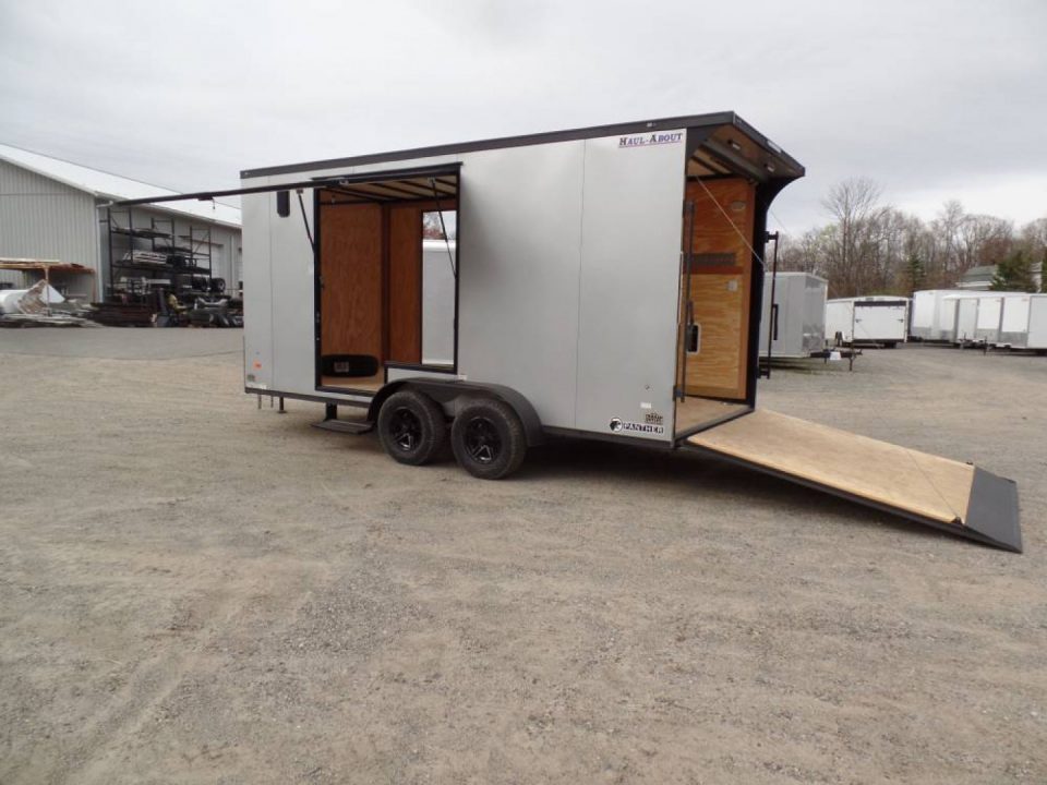 Used 2025 Haul About Trailers HAUL ABOUT / SIDE X SIDE TRAILER! 7X16 WITH EXTRA HEIGHT, and SPECIAL GET OUT FLIP UP DOOR! OUR ID# 014111, Cargo / Enclosed Trailer