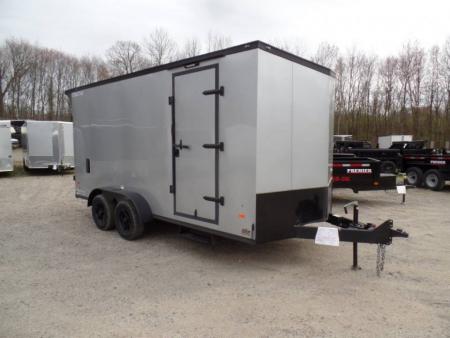 Used 2025 Haul About Trailers HAUL ABOUT / SIDE X SIDE TRAILER! 7X16 WITH EXTRA HEIGHT, and SPECIAL GET OUT FLIP UP DOOR! OUR ID# 014111, Cargo / Enclosed Trailer