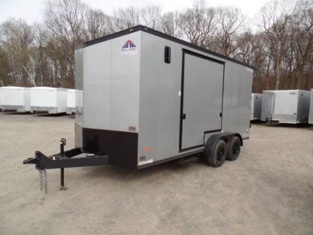 Used 2025 Haul About Trailers HAUL ABOUT / SIDE X SIDE TRAILER! 7X16 WITH EXTRA HEIGHT, and SPECIAL GET OUT FLIP UP DOOR! OUR ID# 014111, Cargo / Enclosed Trailer