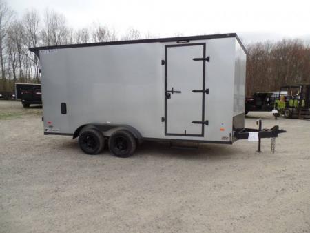 Used 2025 Haul About Trailers HAUL ABOUT / SIDE X SIDE TRAILER! 7X16 WITH EXTRA HEIGHT, and SPECIAL GET OUT FLIP UP DOOR! OUR ID# 014111, Cargo / Enclosed Trailer