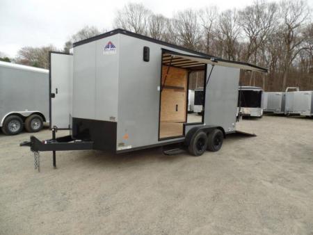 Used 2025 Haul About Trailers HAUL ABOUT / SIDE X SIDE TRAILER! 7X16 WITH EXTRA HEIGHT, and SPECIAL GET OUT FLIP UP DOOR! OUR ID# 014111, Cargo / Enclosed Trailer