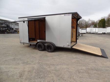 Used 2025 Haul About Trailers HAUL ABOUT / SIDE X SIDE TRAILER! 7X16 WITH EXTRA HEIGHT, and SPECIAL GET OUT FLIP UP DOOR! OUR ID# 014111, Cargo / Enclosed Trailer
