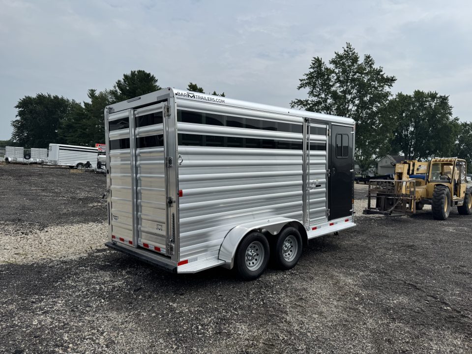 New 2026 Bar-M Trailers STC-17 Stock / Stock Combo Trailer