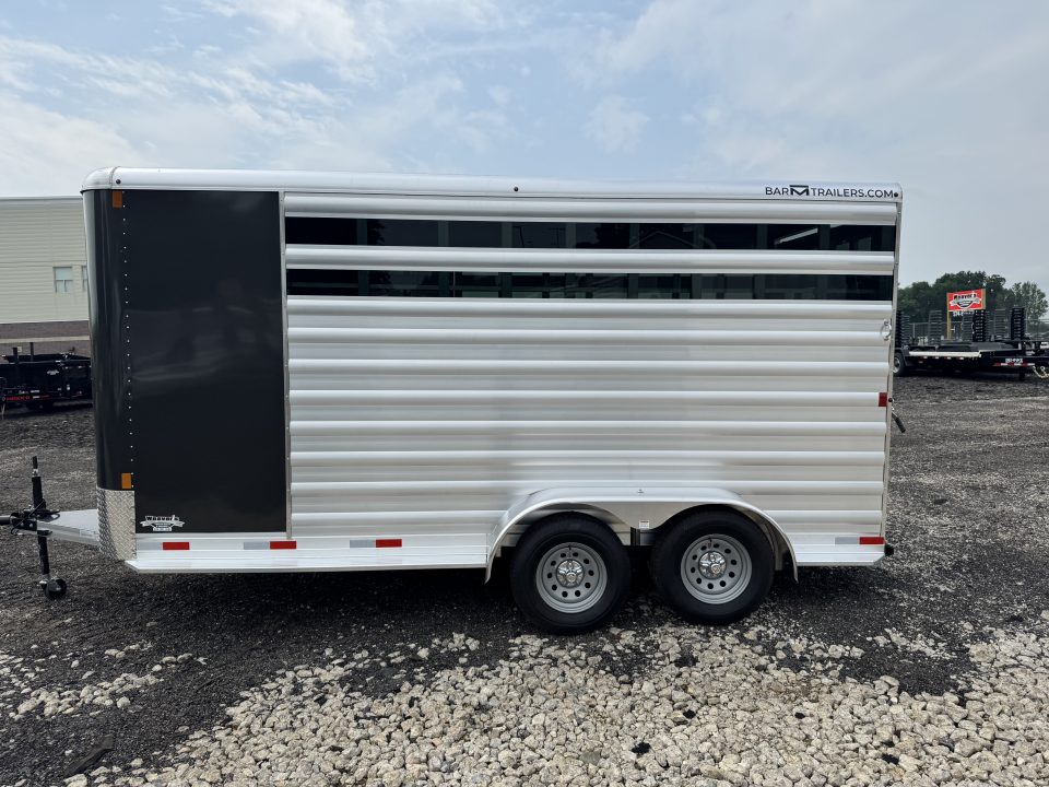 New 2026 Bar-M Trailers STC-17 Stock / Stock Combo Trailer