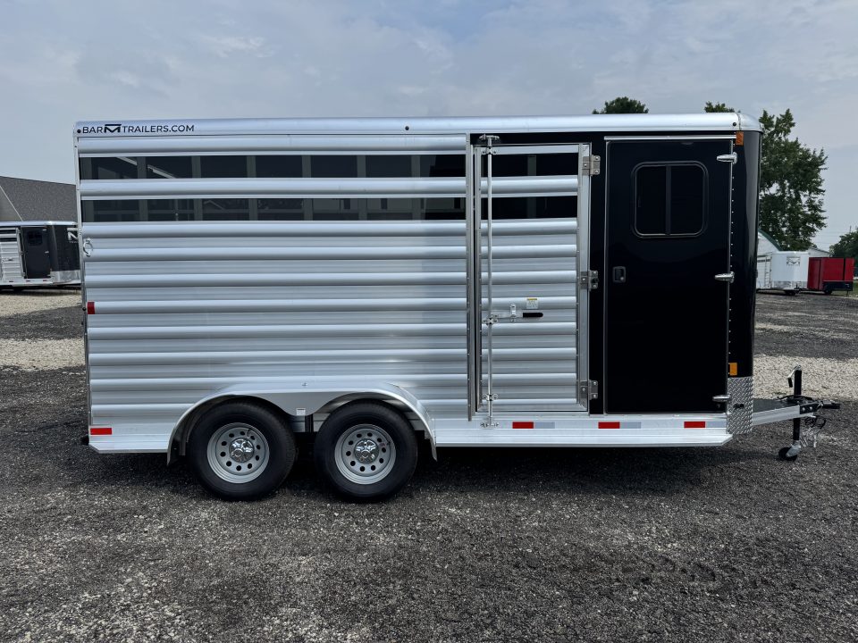 New 2026 Bar-M Trailers STC-17 Stock / Stock Combo Trailer