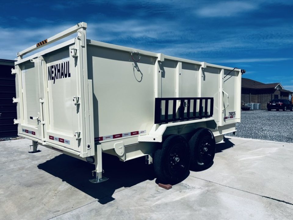 New 2027 Nexhaul 7X14 Lightning Dump 15K W/4Ft Sides