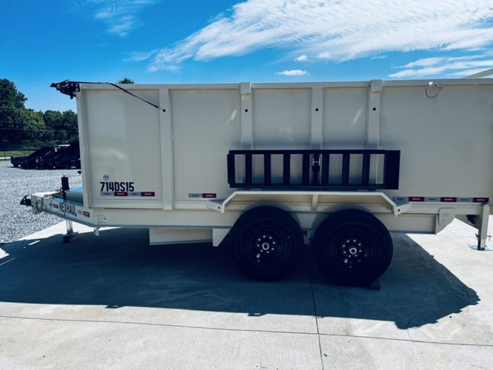 New 2027 Nexhaul 7X14 Lightning Dump 15K W/4Ft Sides