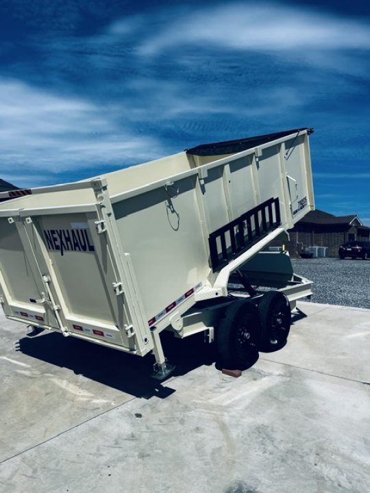 New 2027 Nexhaul 7X14 Lightning Dump 15K W/4Ft Sides