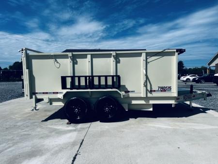 New 2027 Nexhaul 7X14 Lightning Dump 15K W/4Ft Sides