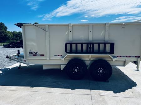 New 2027 Nexhaul 7X14 Lightning Dump 15K W/4Ft Sides