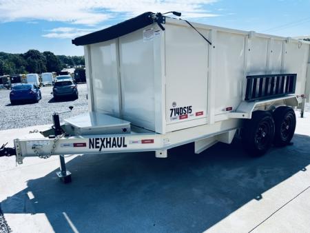 New 2027 Nexhaul 7X14 Lightning Dump 15K W/4Ft Sides