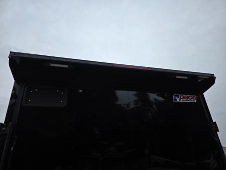 New 2026 Look Trailers 7X16 7' INSIDE RAMP DOOR 80" REAR OPENING 7 X 16 BLACKOUT SCREWLESS Cargo / Enclosed Trailer