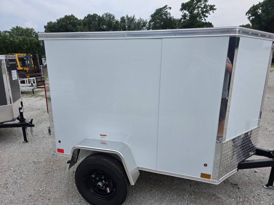 New 2027 Cross Trailers 4X6 4 X 6 SWING DOOR Cargo / Enclosed Trailer